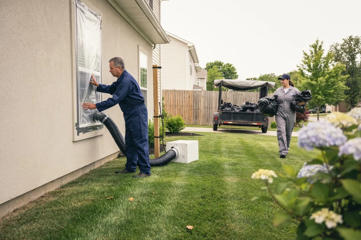 Mold removal in Algiers, LA